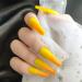 Brishow Coffin Artificial Nails - Long Gradient Ballerina Acrylic Press-On Nails | 24 Pcs for Women & Girls - Buy Online on GoSupps.com