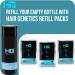 Hair Genetics Advanced Hair Building Fibres Large 50g Refill Pack - Dark Brown | 50.00g Pack - Buy Online on GoSupps.com