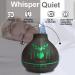 500ml Dark Brown Essential Oil Diffuser 15 Color LED 3 Timer Modes & Auto Shutoff | Aromatherapy Humidifier - Buy Online on GoSupps.com