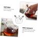 Zerodeko 2 Pcs Kitchen Oil Control Pot Honey Dispenser Container with Lid Oil Sealing Bottle Glass Caster Glass Storage Bottle with Cork Oil Dispenser Bottle Olive Oil Food Glass Bottle 11.5x10cmx2pcs Transparent Colorx2pcs - Buy Online on GoSupps.com