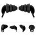 Anti Noise Earplugs - Reusable Musician Ear Plugs for Sleeping & Motorcycle | Soft Noise Cancelling Ear Plugs for Students Black - Buy Online on GoSupps.com