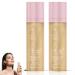2Pcs Sunglaze Sheer Setting Mist Sunscreen SPF 50 Broad Spectrum Shimmering Face & Body Oil Mist Hydrating Makeup-Friendly Glow Spray Non-Greasy & Fast-Absorbing for Face & Body