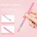FOMIYES 6pcs Silicone Makeup Brush Set Lip Gloss Eyebrow and Lip Brush Applicators for Women Miss Pink 13x0.5cm - Buy Online on GoSupps.com