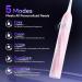 Sonic Electric Toothbrush for Adults & Kids - 70 Days Rechargeable 6 Brush Heads IPX7 Waterproof - T2 Max Pink Smart Toothbrush - Buy Online on GoSupps.com