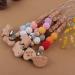 Personalized Silicone Pacifier Clip - Cute Stars Custom Name Chain for Teething Soother - Gift for Boys Girls (Love) - Buy Online on GoSupps.com