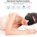 Wellsync 100% Blackout Sleep Mask for Women Men | Comfortable Contoured Eye Cups | 3D Pillowy Soft Light Blocking Eye Mask with Nose Cover | Includes Earplugs | Black - Buy Online on GoSupps.com