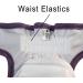 Joydaog Washable Dog Diapers for Medium Dogs | Premium Belly Wrap - 4 Pack in Monochrome Colors - Buy Online on GoSupps.com