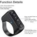 Bluetooth Remote Control for TikTok & Camera Shutter - Black | Wireless Ring | Bluetooth 5.0 | USB Rechargeable | 32ft Control Range | Compatible with iOS & Android Devices - Buy Online on GoSupps.com