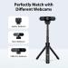 EMEET Professional Webcam Mini Tripod - Portable & Lightweight | Adjustable Height 5.7-12.2 in | Stable Use | Universal Compatible - Buy Online on GoSupps.com
