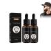Dyceittdia 2PCs beard oil beard oil for men natural bearded oil beard care beard nourishing & moisturizing moist bevel oil 2PCs*30ml essential oils (04)