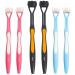 Zumaha loose unique 3-page design toothbrush large angle bristles clean every tooth.Hand toothbrush pack with 6 travel toothbrushes clean