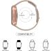 Oumida Fitbit Versa 2 & Versa Silicone Bracelet - Classic Sports Replacement in Milk Tea Color for Men & Women - Buy Online on GoSupps.com