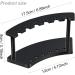 AMIUHOUN Set of 4 Pen Holder 6 Slots Pen Display Stand Nail/Make-Up/Art Brush Rack Organiser Holder for Home (Black) - Buy Online on GoSupps.com
