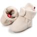EDOTON Unisex Newborn Winter Boots - Warm Stripe Non-Slip Booties for 0-6 Months (Khaki) - Buy Online on GoSupps.com
