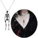 Shop Oralgos Skull Trailer - Gothic Light Skeletal Necklace & Keybone Chain | Perfect Halloween Gifts | Size L Metal Jewelry - Buy Online on GoSupps.com