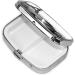 Parisian Coffee Eiffel Tower Pill Case | Cute 2 Compartment Travel Pill Organizer | Perfect Gift for Pocket & Purse - Buy Online on GoSupps.com