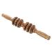 Minkissy massager with 6 wheels back massager wooden massage tool wooden roller muscle roll rod neck shoulder massager calves muscleneck trigger point body wooden massage 2