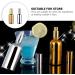 2 x Martini Bar Mister Sprayer Bottles - Refillable Glass Cosmetic Containers for Cocktails - Gold & Silver - Buy Online on GoSupps.com