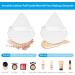 Ainiv 12 PCS Triangle Makeup Puff Set - Reusable Soft Powder Sponge for Wet/Dry Use - Ideal for Loose Powder, Foundation, and Blush - White #6 - Buy Online on GoSupps.com