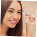Baluue 24 Pcs Flat Eyebrow Brush Eye Liner Brush Eye Cosmetics Brush Makeup Brush Artificial Fiber Black - Buy Online on GoSupps.com