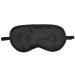 Soft Silk Sleeping Eye Mask Cover Eyeshade (Black)