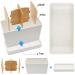Buy Electric Toothbrush Holder for Children - Large White Plastic Organizer & Toothpaste Rack for Bathroom - Buy Online on GoSupps.com