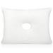 IMPRESA Firm Memory Foam Pillow with an Ear Hole - Includes 2 Pillowcases - Helps Reduce Ear Pain from CNH Pressure Sores Post Ear Surgery Ear Pain or Ear Plugs - Non-Adjustable