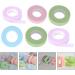 FRCOLOR 8rolls Tape Fabric Facial Tape Adhesive Fabric Tapes White Gaffers Tape White Gaffer Tape Adhesive Tape Lashes Tool Foam Lash Tape Cotton Swab Eyelash Cotton Stem 5.1x5.1cm Assorted Color - Buy Online on GoSupps.com
