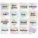 20 Pcs Hospital Bag Maternity Essentials 35*30cm Reusable Ziplock Bags with Label Frosted Clothes Storage Pouches Maternity Essentials Bags(15 Labeled & 5 Unlabeled)