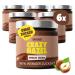 Ahead Crazy Hazel |6 x 200g hazelnut cream without added sugar |Super delicious chocolate spread with 80% less sugar* |Without palm oil gluten -free & vegetarian |Low-sugar spread chocolate cream chocolate-hazelnut 1.2 kg (1 Pack)