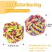 Vivifying Dog Rope Ball 2 Pack Braided Cotton Chew Balls for Dental Care & Play - Buy Online on GoSupps.com
