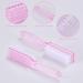 Yebeauty Nail Brush Fingernail Cleaner 4 Pack - Hand and Toe Scrubbing Brush for Pedicure - Clear Pink Plastic Nail Scrubber - Buy Online on GoSupps.com