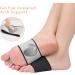 Foot Bandage Socks for Pain Relief | Gel Pads for Flat Feet | Unisex Midfoot Support - 2 Pairs (Black & Beige) - Buy Online on GoSupps.com