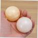 Lurrose 2-Piece Baoding Balls Set - Meditation & Massage Balls with Bell - Yellow Marble Stone Balls for Stress Relief & Relaxation - Buy Online on GoSupps.com