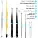 Dznils Earwax Removal Kit - 7-in-1 Portable Ear Cleaning Tool with Silicone Massaging Spiral Remover - Stainless Steel & Plastic Ear Pick Set for Home Travel - Includes Storage Box - 7 Pieces - Buy Online on GoSupps.com