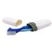 Denture Case with Cups, Toothbrush, and Holder for Travel - Blue | Dentures Container with Basket for Mouth Guard, Night Guard, Retainer - Hard Denture Organizer - Buy Online on GoSupps.com