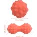 Cozlly Massage Balls with Knobs - 2-Piece Fascia Ball Set for Trigger Point & Reflex Therapy (Orange) - Buy Online on GoSupps.com