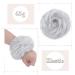Silver Grey Messy Hair Bun Ponytail Extension Scrunchie for Women - 45g - Buy Online on GoSupps.com