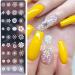6 Piece Nail Art Stamping Set - Templates Stencils & Stamper for Perfect Manicures | International Shipping - Buy Online on GoSupps.com