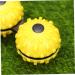 Buy Healeved Decompression Stress Relief Ball - 7.36x3.56cm Yellow Massage Toy for Pressure Relief - Ideal for Stress Relief & Relaxation - Buy Online on GoSupps.com