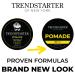 TRENDSTARTER Classic Pomade (4oz) | Light Hold High Shine Water-Based Hair Product | All-Day Smooth Wet Look Finish | Premium Non-Crispy Formula for Ultimate Styling - Buy Online on GoSupps.com