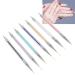 7pcs Nail Puncture Pencil Set - Double-Sided Nail Point Pens & Art Brushes for DIY Nail Design | International Shipping Available - Buy Online on GoSupps.com