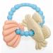Bite ring toys for babies bite ring made of silicone baby baby biting toys bpa-free teeth only accessories for 3+ months babies toddlers sensory molar toy molar toys