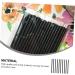 DRESSOOS 100pcs Disposable Eyeliner Cosmetic Eye Sticks White Eyeliner Pencil Gloss Wand Artificial Fiber - Buy Online on GoSupps.com
