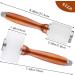 Leather Carving Hammer Set - 2 Pieces Nylon Wood Handle Mallet for Leathercraft DIY Stamping Sewing - Brown - Buy Online on GoSupps.com