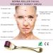 Derma Roller 1.5mm AISONBOO Needle 540 Titanium Micro Needles Roller for Hair Loss Wrinkles Sun Damage Dark Spots Ance Scars Cellulite Stretch Marks to Use on Face Eyes Body - Buy Online on GoSupps.com