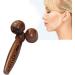 Wooden Face Massager Handheld Body Calf Massager Roller Massager Beauty Tool for V Kneading - Buy Online on GoSupps.com