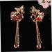 FRCOLOR 1 Pair Chinese Hair Clips with Tassel Apanese Flower Hair Clip Bridal Hair Comb Flower Tassel Hair Clip Chinese Hair Clips for Women Metal Hair Clips for Women Geisha Hanfu Woman - Buy Online on GoSupps.com