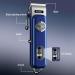 KEMEI Professional Hair Clippers for Men Electric Cordless Hair Trimmer Rechargeable Hair Cutting Kit with LCD Display&Grooming Set for Family(KM-1895) Blue - Buy Online on GoSupps.com