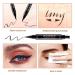 Winged Eyeliner Stamp- 2 Pens | Smudge Proof, Waterproof, Long Lasting | Vamp Style Wing Eye Liner Pen Black (Left and Right) - Buy Online on GoSupps.com
